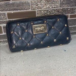 Michael kors studded wallet